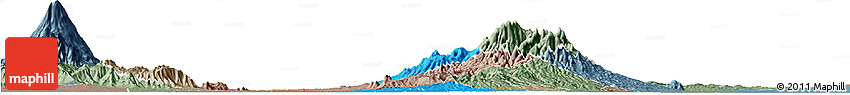 Political Horizon Map of Kab. Madiun, semi-desaturated