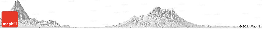 Silver Style Horizon Map of Kab. Madiun