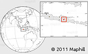Blank Location Map of Kab. Madiun, highlighted country
