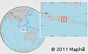 Gray Location Map of Kab. Madiun