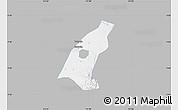 Gray Map of Kab. Madiun, single color outside