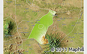 Physical Map of Kab. Madiun, satellite outside