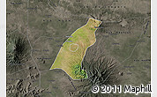 Satellite Map of Kab. Madiun, darken, semi-desaturated