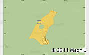 Savanna Style Map of Kab. Madiun, single color outside
