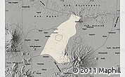 Shaded Relief Map of Kab. Madiun, darken, semi-desaturated