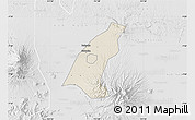 Shaded Relief Map of Kab. Madiun, lighten, desaturated