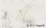 Shaded Relief Map of Kab. Madiun, lighten