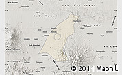 Shaded Relief Map of Kab. Madiun, semi-desaturated