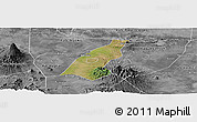 Satellite Panoramic Map of Kab. Madiun, desaturated