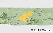 Savanna Style Panoramic Map of Kab. Madiun