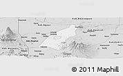 Silver Style Panoramic Map of Kab. Madiun