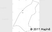 Blank Simple Map of Kab. Madiun, cropped outside