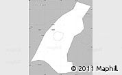 Gray Simple Map of Kab. Madiun