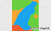 Political Simple Map of Kab. Madiun