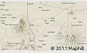 Shaded Relief 3D Map of Kab. Magetan