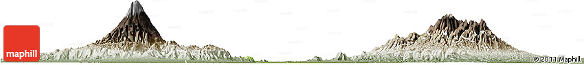 Physical Horizon Map of Kab. Magetan, semi-desaturated