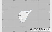 Gray Map of Kab. Magetan, single color outside