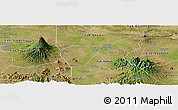 Satellite Panoramic Map of Kab. Magetan