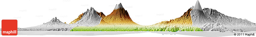 Physical Horizon Map of Kab. Malang, lighten, desaturated