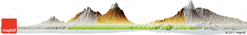 Physical Horizon Map of Kab. Malang, lighten, semi-desaturated