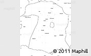 Blank Simple Map of Kab. Malang