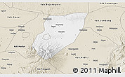 Classic Style 3D Map of Kab. Nganjuk