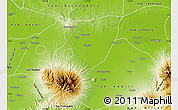 Physical Map of Kab. Nganjuk