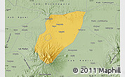Savanna Style Map of Kab. Nganjuk