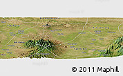 Satellite Panoramic Map of Kab. Nganjuk
