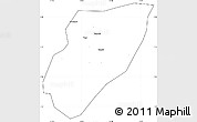 Blank Simple Map of Kab. Nganjuk, cropped outside