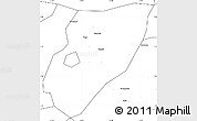 Blank Simple Map of Kab. Nganjuk