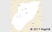 Classic Style Simple Map of Kab. Nganjuk