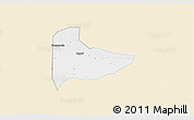 Classic Style 3D Map of Kab. Ngawi, single color outside