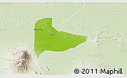 Physical 3D Map of Kab. Ngawi, lighten