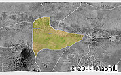 Satellite 3D Map of Kab. Ngawi, desaturated