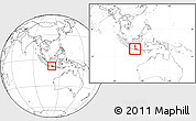 Blank Location Map of Kab. Ngawi, highlighted country, highlighted parent region, within the entire country