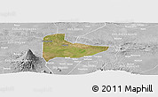 Satellite Panoramic Map of Kab. Ngawi, lighten, desaturated
