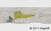 Satellite Panoramic Map of Kab. Ngawi, lighten, semi-desaturated