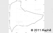 Blank Simple Map of Kab. Ngawi, cropped outside, no labels