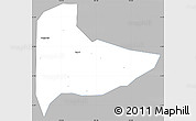 Gray Simple Map of Kab. Ngawi, single color outside