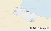 Classic Style 3D Map of Kab. Pasuruan, single color outside
