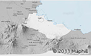 Gray 3D Map of Kab. Pasuruan