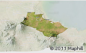 Satellite 3D Map of Kab. Pasuruan, lighten