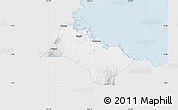 Silver Style Map of Kab. Pasuruan, single color outside