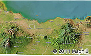 Satellite 3D Map of Kab. Probolinggo