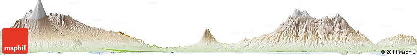 Physical Horizon Map of Kab. Probolinggo, lighten
