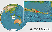 Satellite Location Map of Kab. Probolinggo