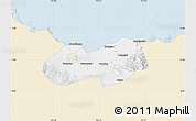 Classic Style Map of Kab. Probolinggo, single color outside