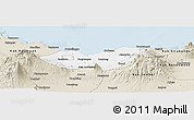 Classic Style Panoramic Map of Kab. Probolinggo