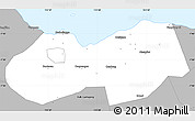 Gray Simple Map of Kab. Probolinggo